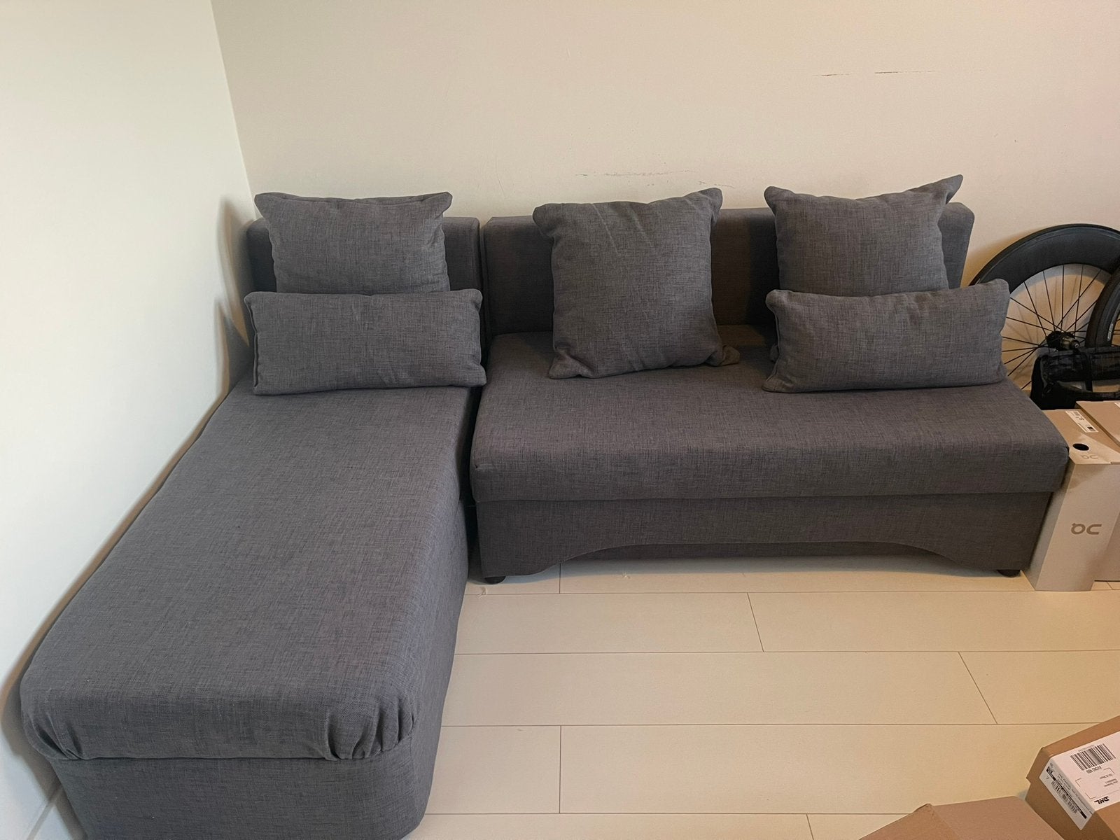 Slaapbank IKEA, Ophalen, Zo goed als nieuw, Tweepersoons, 140 cm