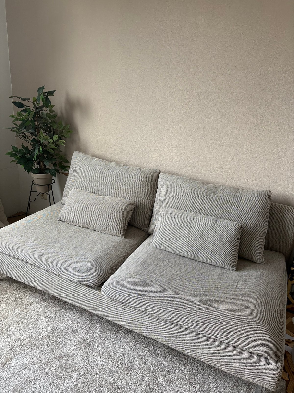 Ikea soderhamn 186cm - Zo goed als nieuw, Huis en Inrichting, Ophalen, 150 tot 200 cm, Tweepersoons, 75 tot 100 cm