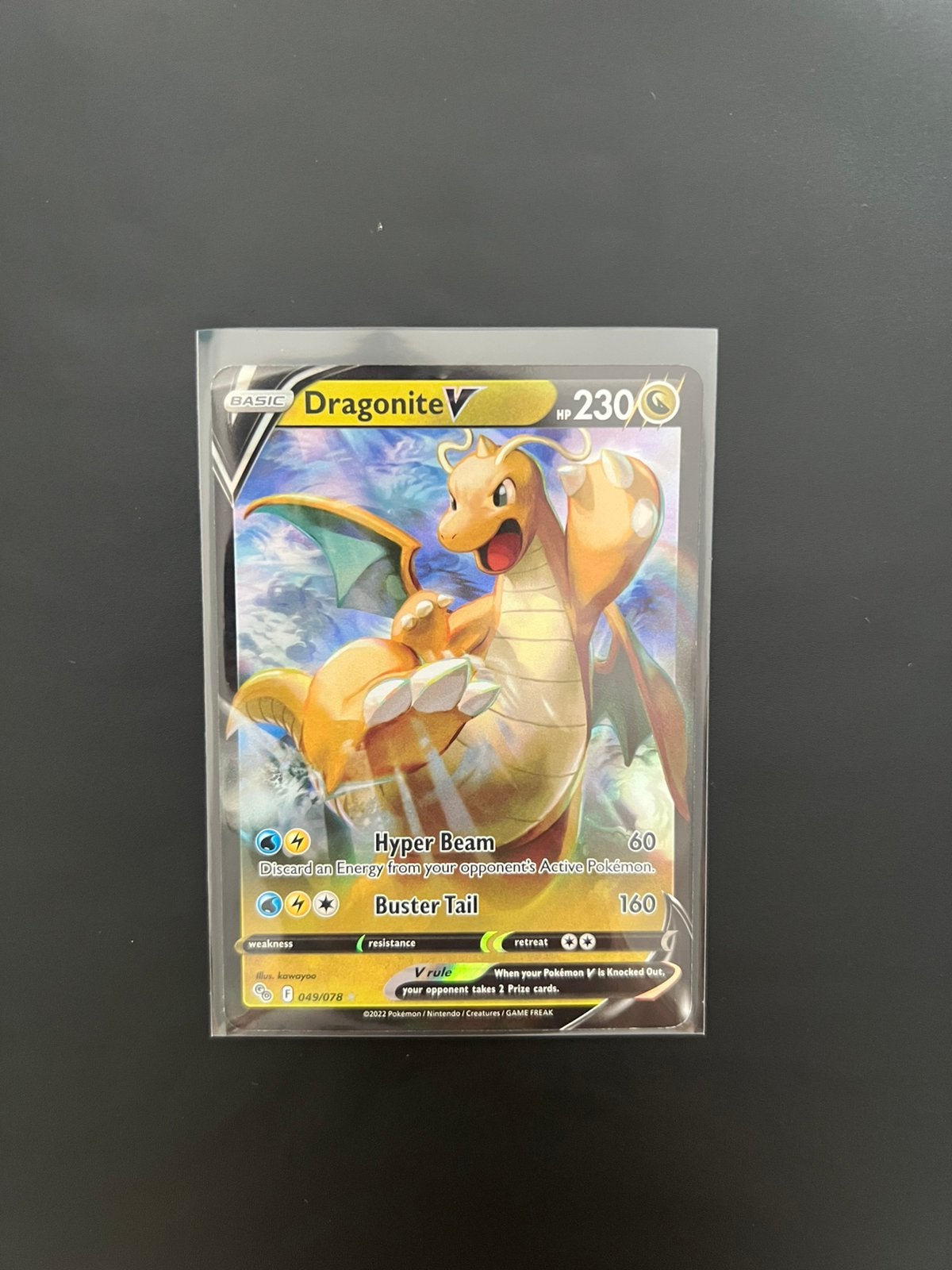 Pokemon kaart, Dragonite, Ophalen of Verzenden, Nieuw, Losse kaart