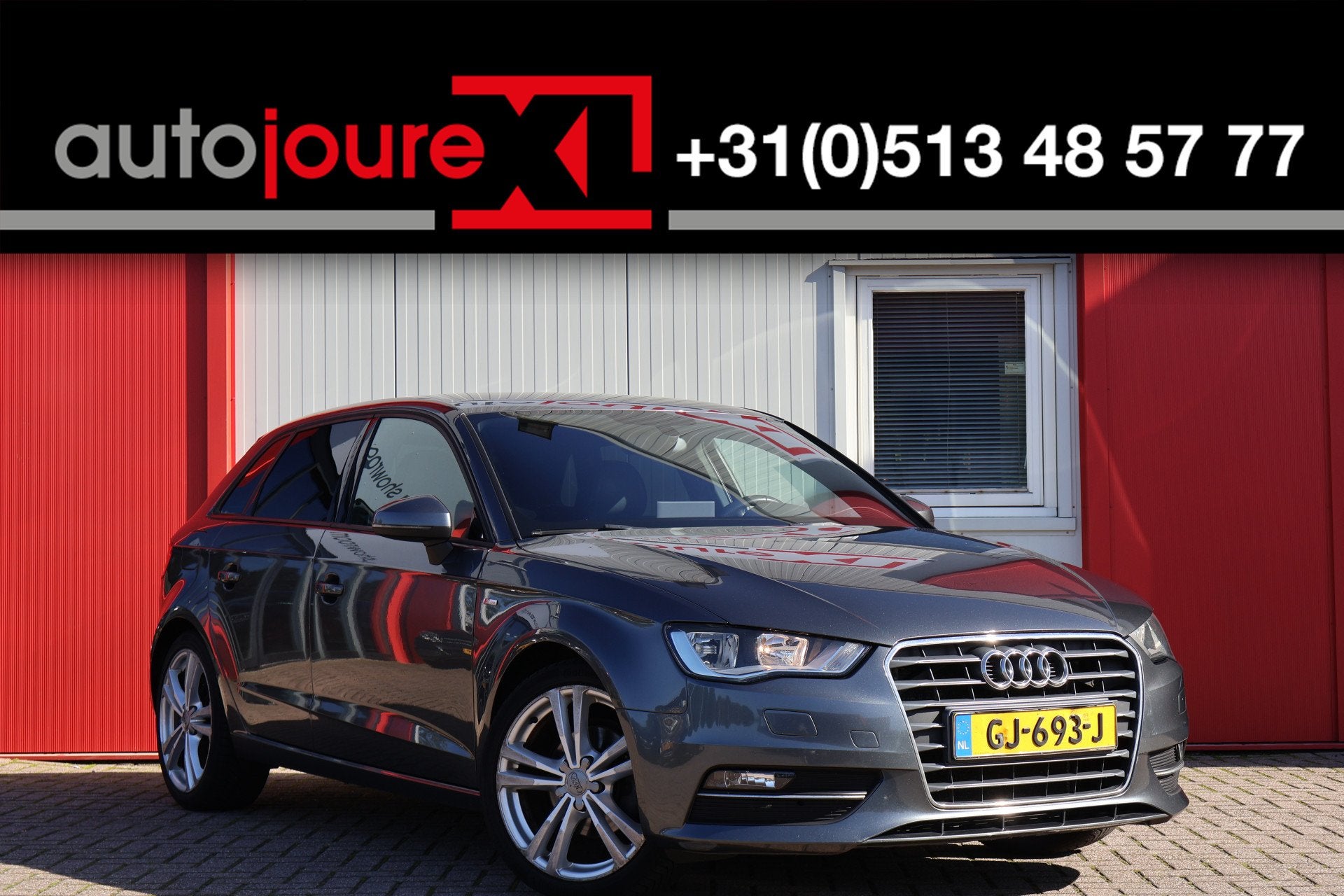 Audi A3 Sportback 1.6 TDI Ambition Pro Line (bj 2015), Auto's, Voorwielaandrijving, Gebruikt, 4 cilinders, Leder en Stof