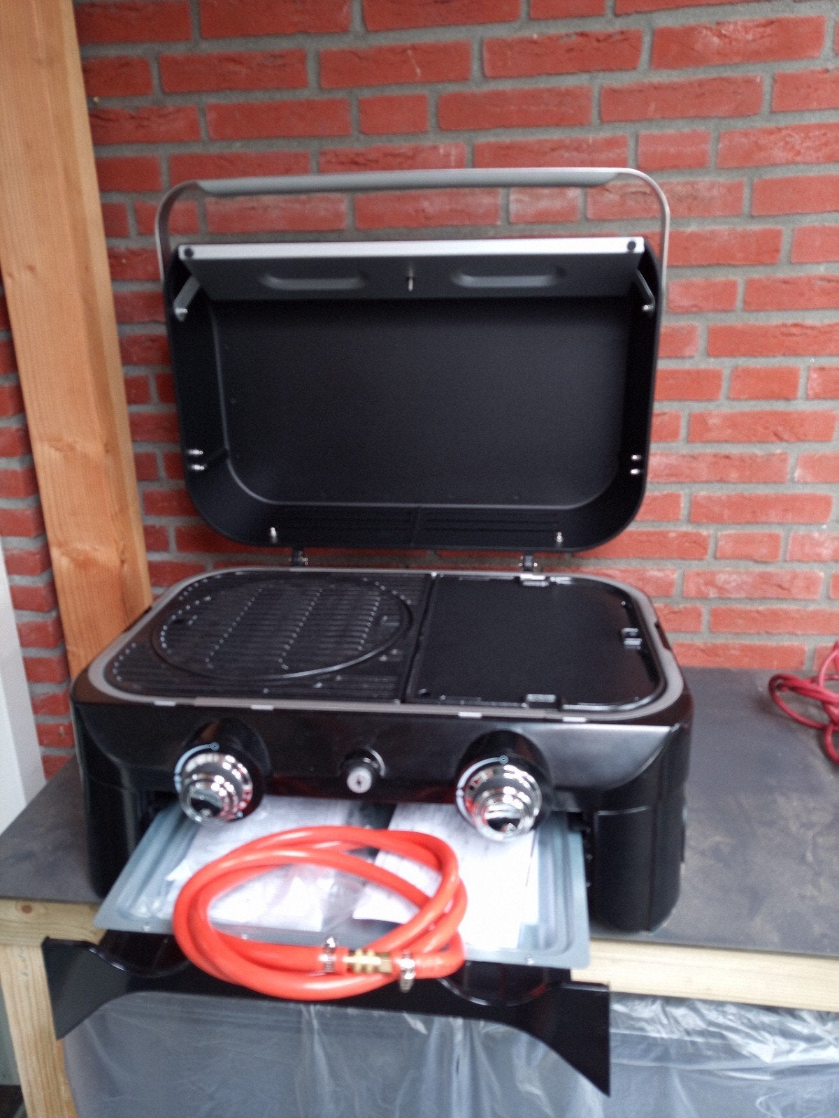 Campingaz 2100 lx bbq tafel gasbbq, Ophalen, Zo goed als nieuw