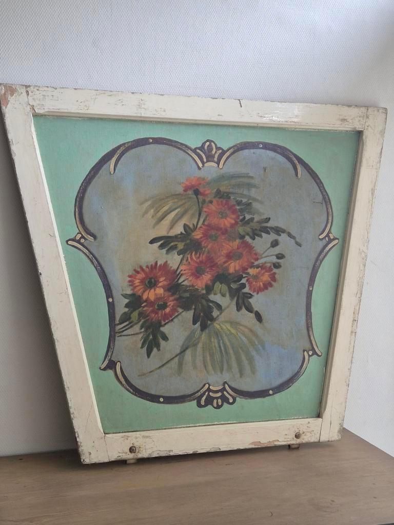 Oud kermispaneel schilderij, Ophalen