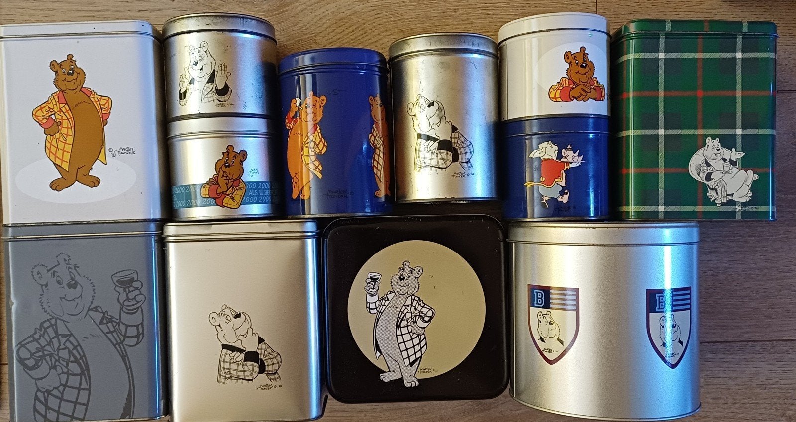 Verzameling van 11 Marten Toonder blikken, Bommel & Tom Poes, Ophalen of Verzenden, Gebruikt
