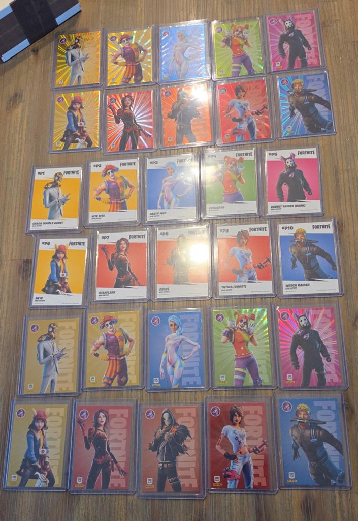 Fortnite Panini 2021 Promo Laser Set - Mint Conditie, Ophalen of Verzenden, Nieuw