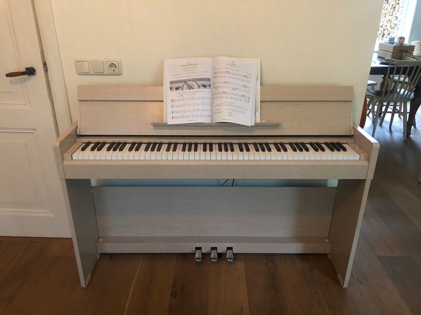 Digitale piano    /    Yamaha YDP-S35    /     Wit-essen, Muziek en Instrumenten, Piano's, Ophalen, Zo goed als nieuw, Wit