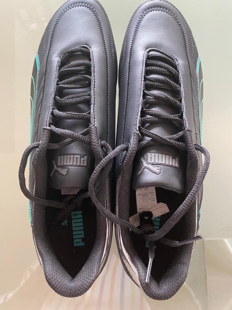 Puma Mercedes AMG Petronas F1 Sneakers Zwart/Groen, Ophalen of Verzenden, Nieuw, Zwart, Sneakers of Gympen