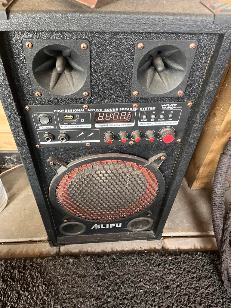 Alipu actieve speakerset - Werken prima, Ophalen, Gebruikt, Overige merken