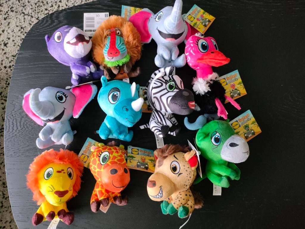 Lidl safari mini's nieuw, Ophalen of Verzenden, Nieuw, Olifant