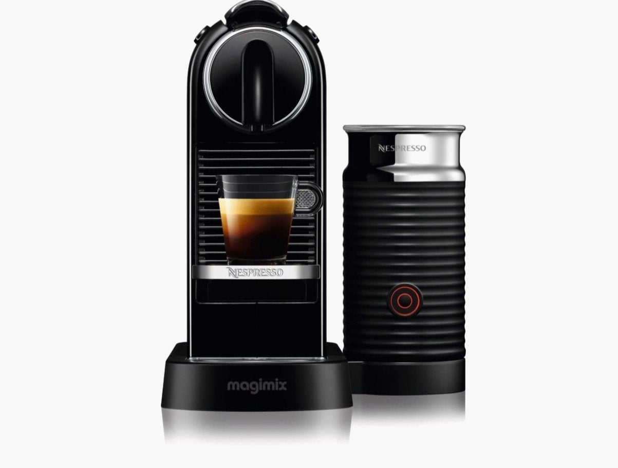 Magimix Nespresso zwart, Witgoed en Apparatuur, Ophalen of Verzenden, Espresso apparaat