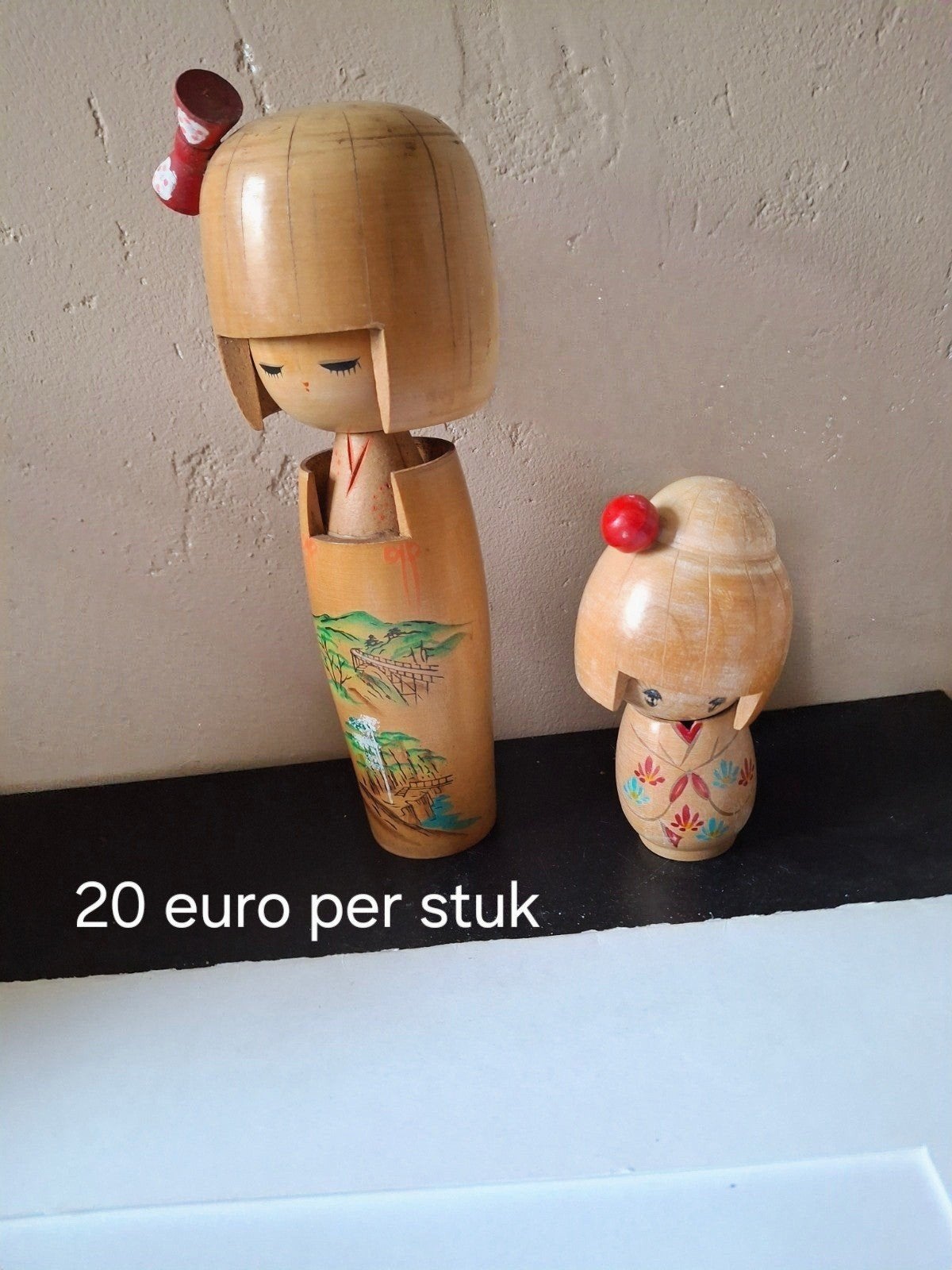 Kokeshi pop, Verzamelen, Ophalen of Verzenden, Gebruikt