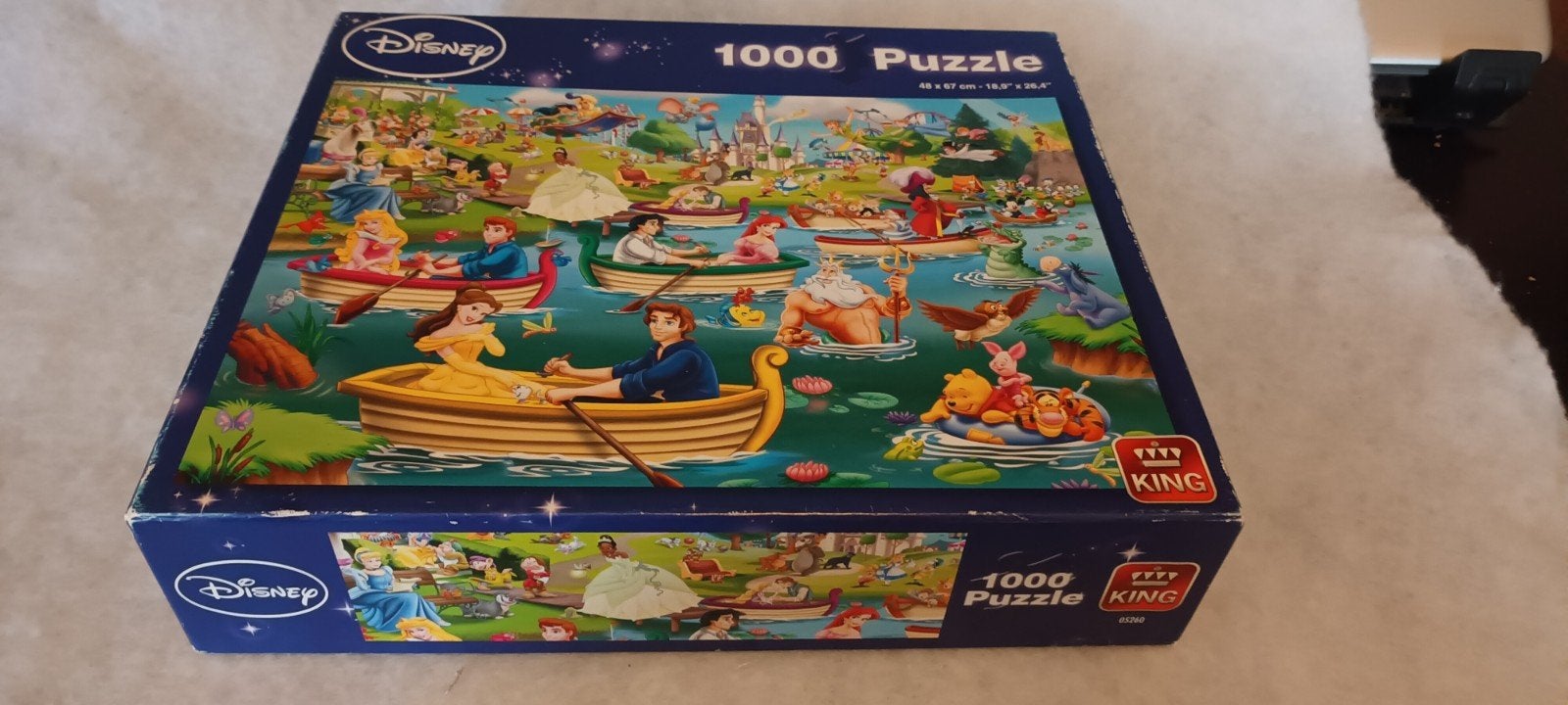 Disney 1000 stukjes puzzel - King, Ophalen of Verzenden, 500 t/m 1500 stukjes, Gebruikt, Legpuzzel