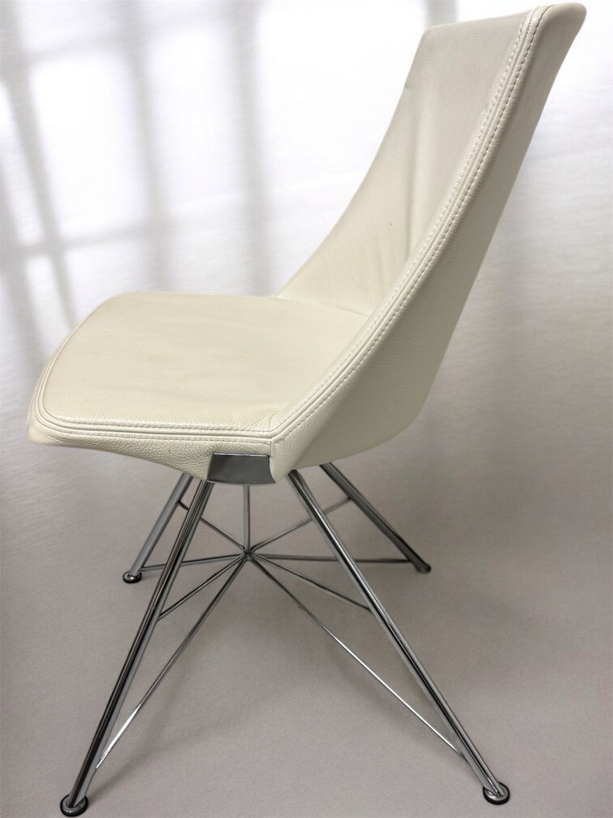 4 Bert Plantagie Rho Spin eetkamerstoelen:, Ophalen of Verzenden, Zo goed als nieuw, Metaal