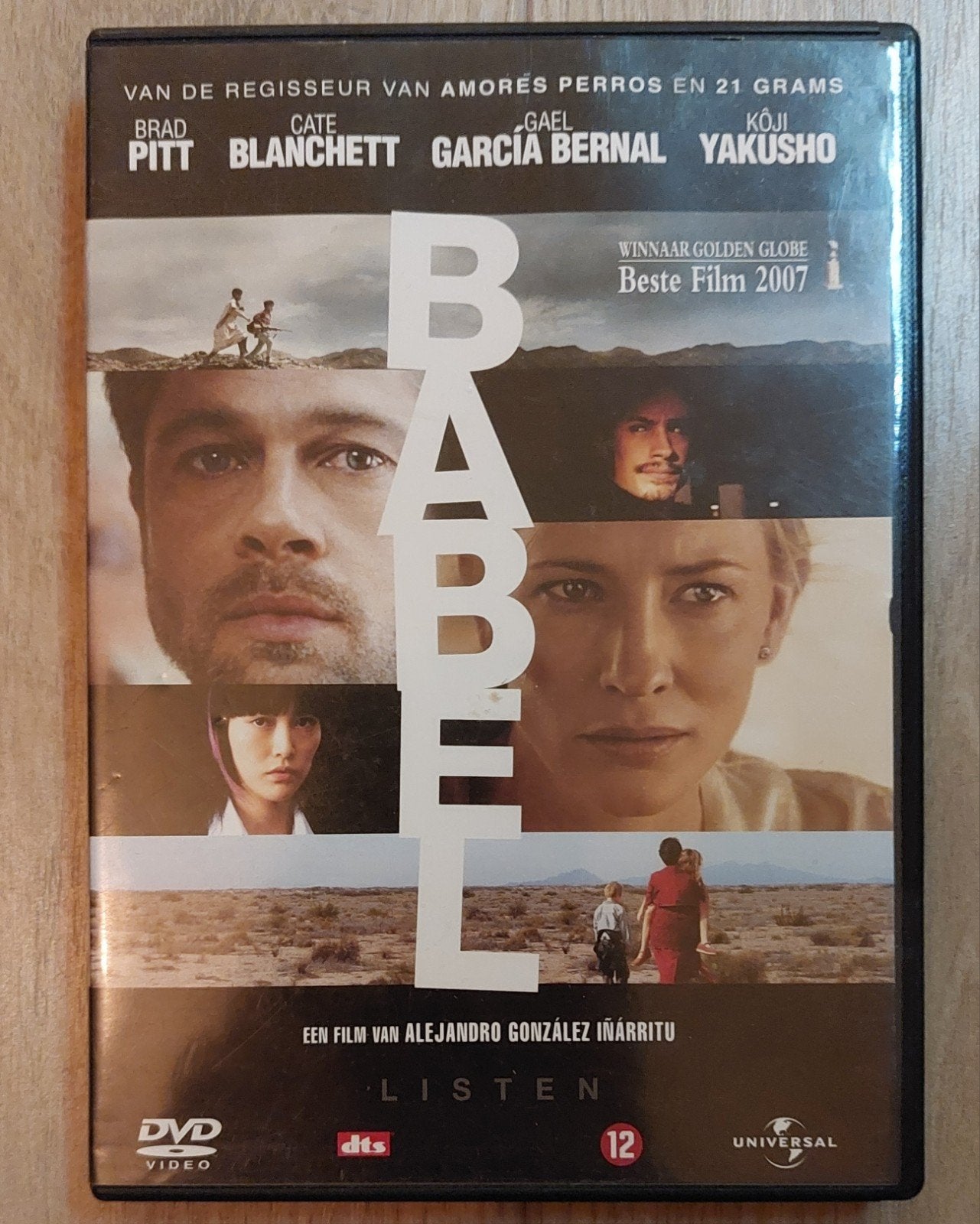 DVD - Babel - Brad Pitt & Cate Blanchett, Vanaf 12 jaar, Ophalen of Verzenden, Zo goed als nieuw