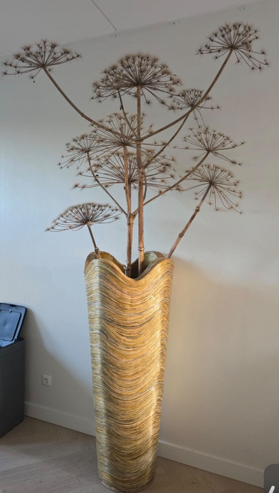 Grote handgemaakte vloervaas – 120 cm hoog, Ophalen