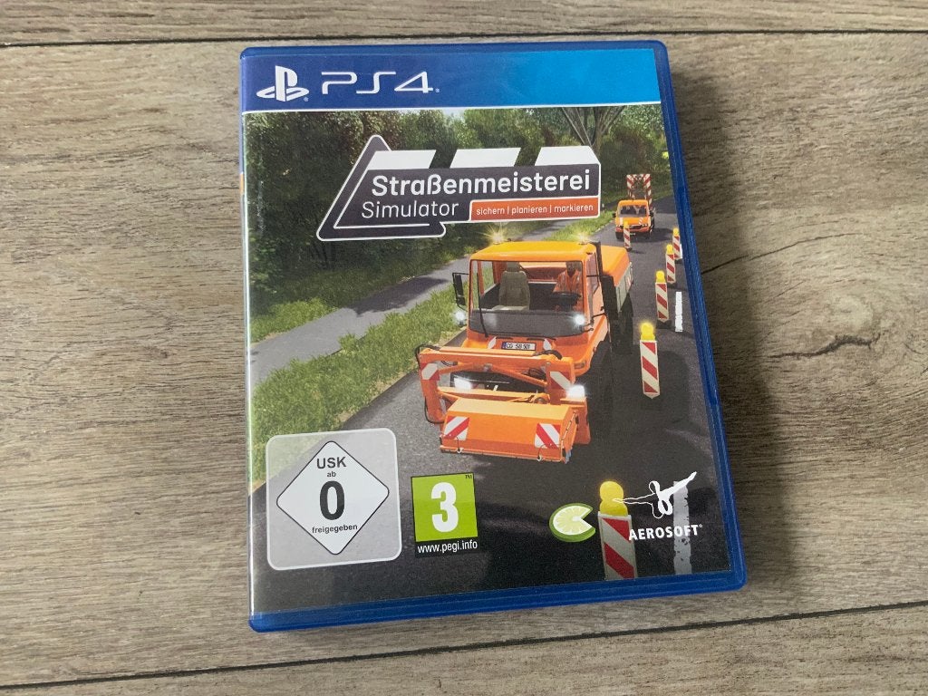 Playstation 4 Game - Road Maintenance Simulator voor de PS4, 1 speler, Ophalen of Verzenden, Zo goed als nieuw, Vanaf 3 jaar