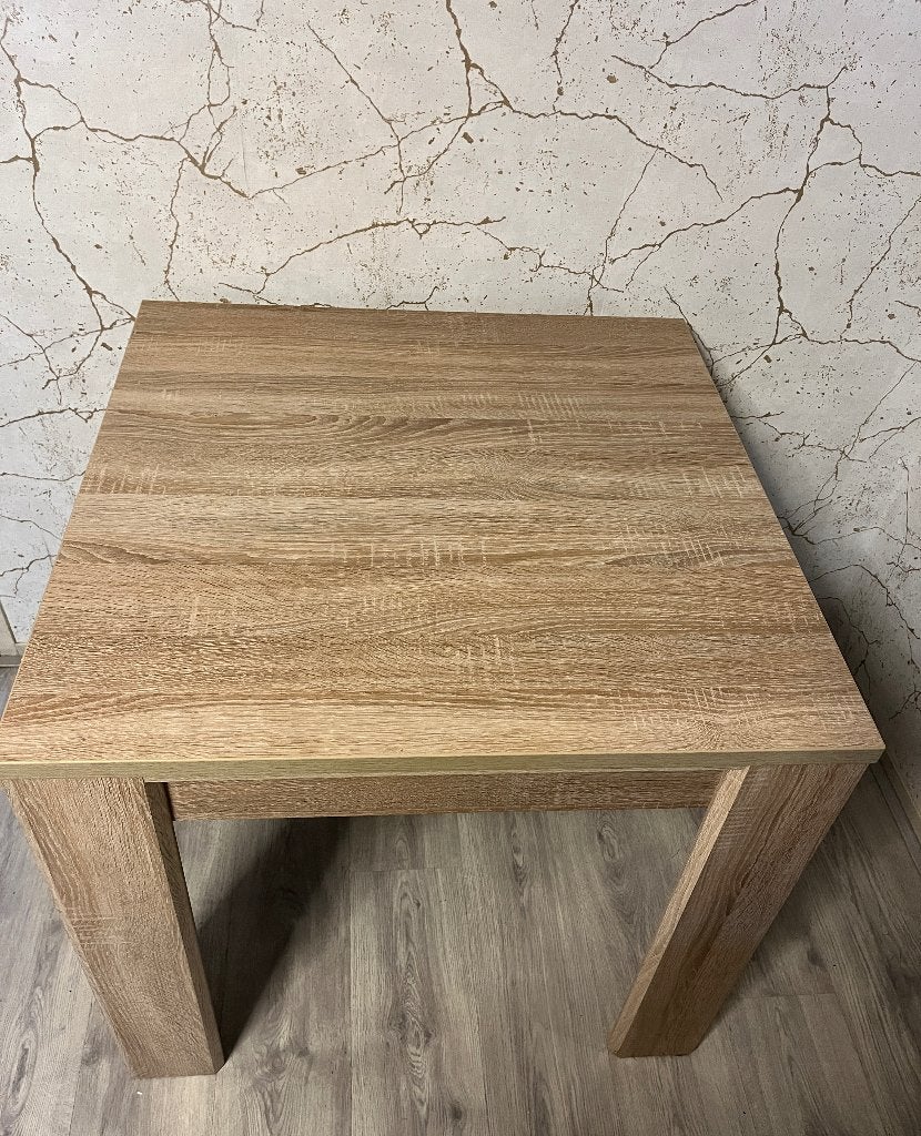 Leuke houten eettafel, Huis en Inrichting, Tafels | Eettafels, Ophalen, Strak, Gebruikt, 50 tot 100 cm
