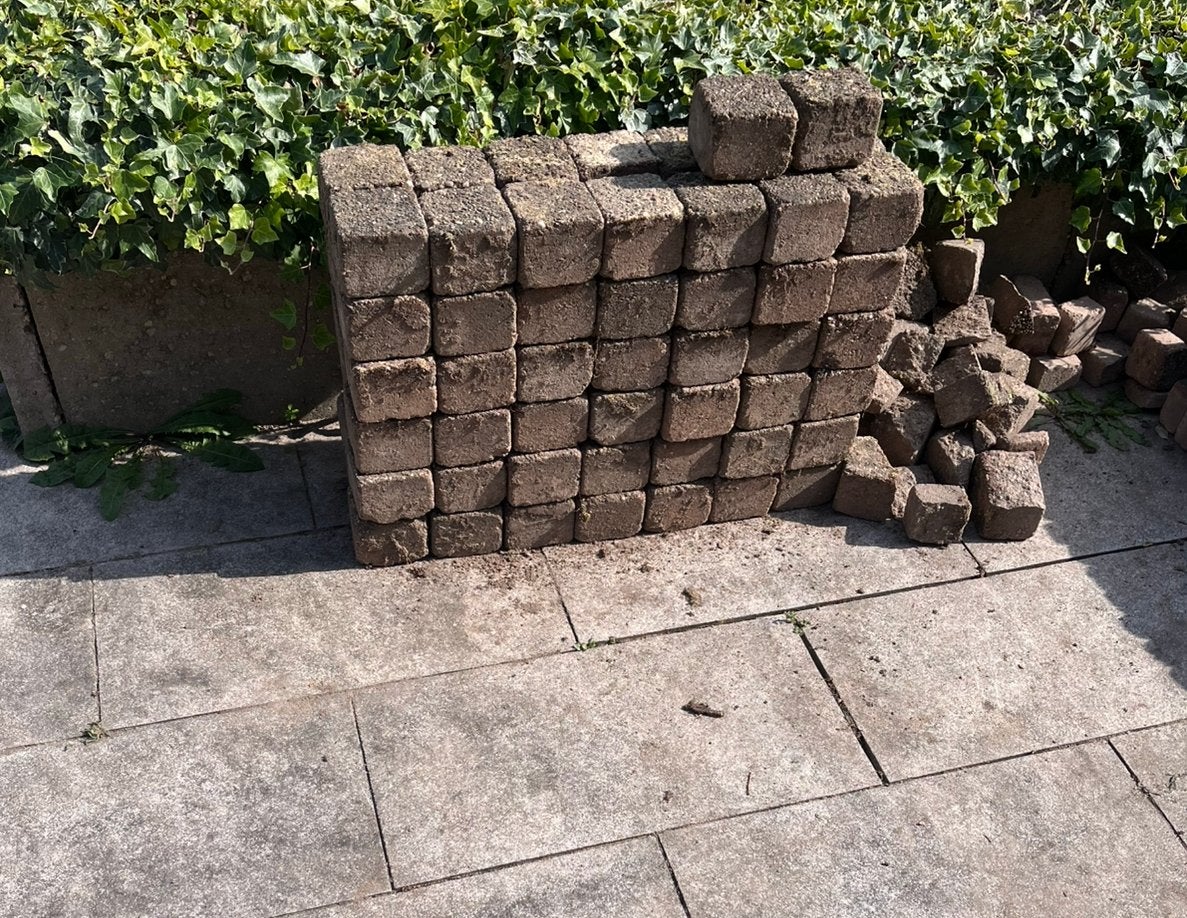 Sierbestrating, Ophalen, Gebruikt, Beton, Klinkers