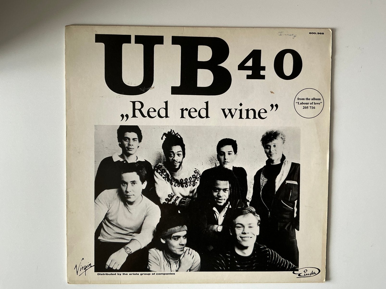 UB40 – Red Red Wine 12” reggae - dub pop, Gebruikt, Overige genres, 12 inch, Overige typen