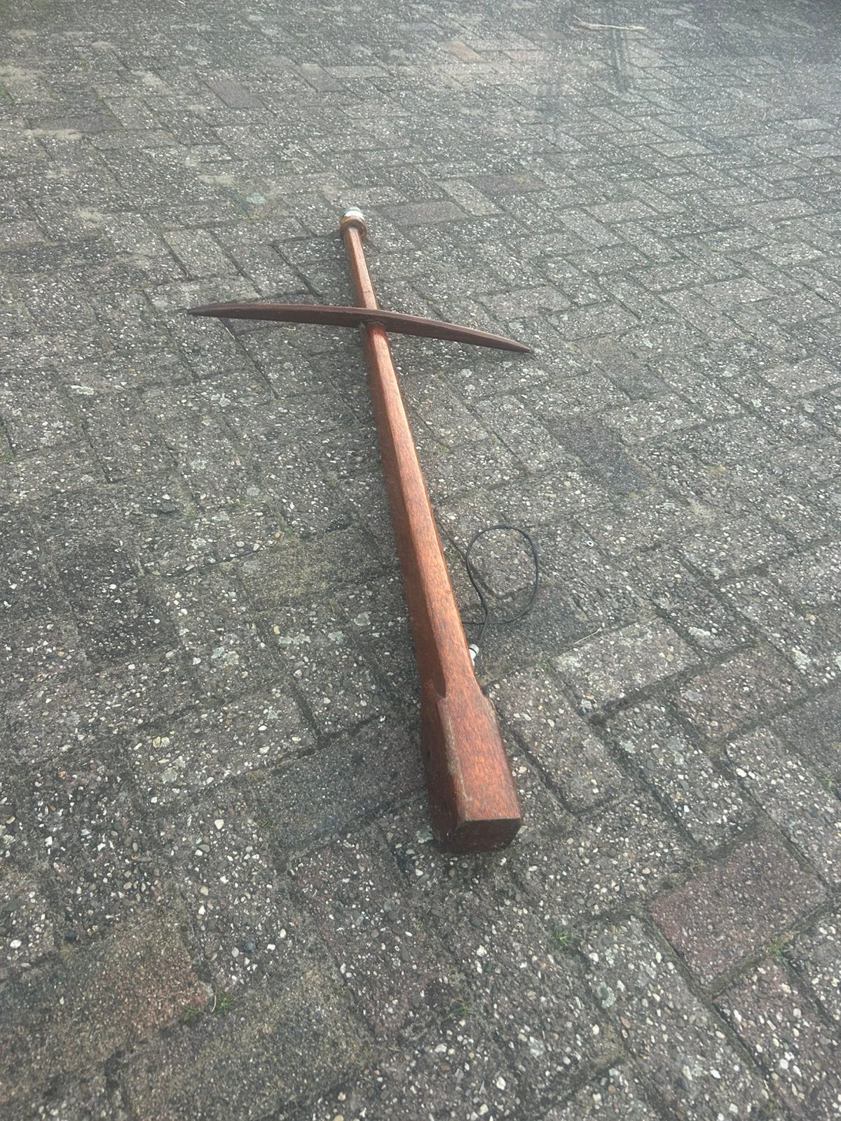 Houten siermast, Ophalen, Gebruikt, Zeilboot