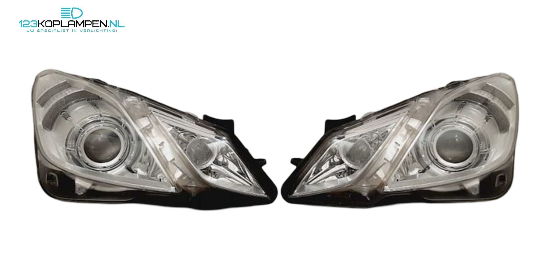 Mercedes E Klasse W207 Bi Xenon Koplamp links rechts