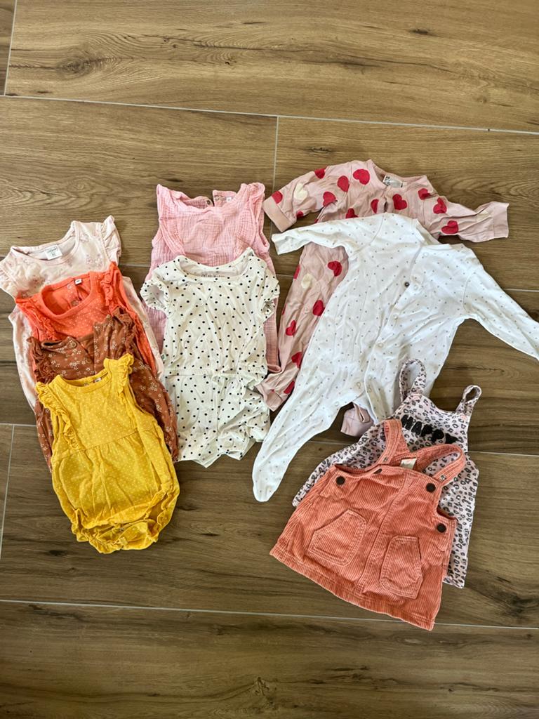 Zomerkleding maat 62 meisjes, Kinderen en Baby's, Babykleding | Maat 62, Ophalen, Gebruikt, Meisje, Setje
