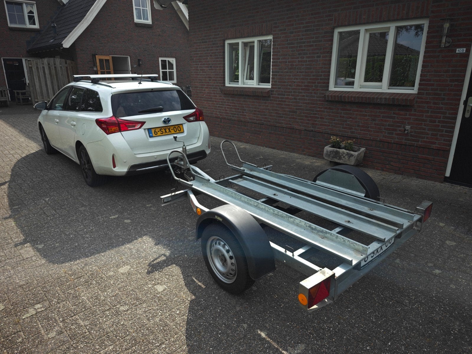 Neptun Kantelbare Motoraanhanger Motortrailer, Ophalen, Gebruikt