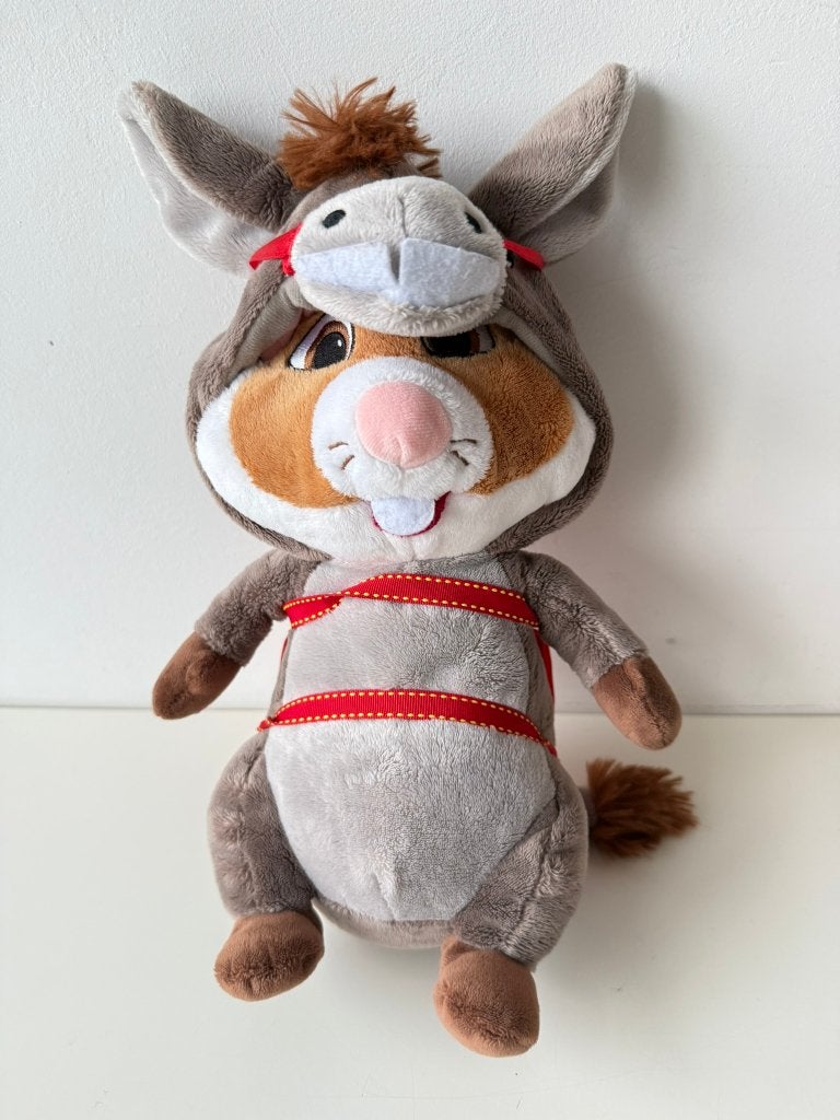 Knuffel hamster als ezel 30 cm / Albert Heijn / Efteling, Albert Heijn, Overige typen, Ophalen of Verzenden, Zo goed als nieuw
