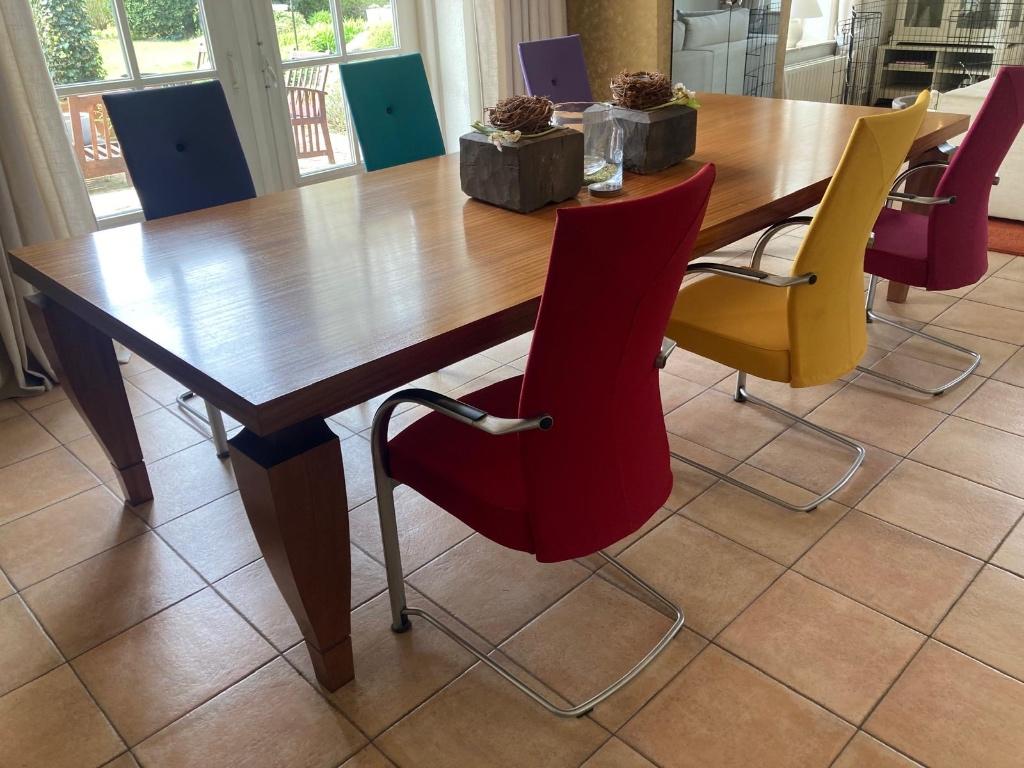 6 stoelen design Fritz Hansen Burkhard Vogtherr, Ophalen, Zo goed als nieuw, Overige kleuren, Vijf, Zes of meer stoelen