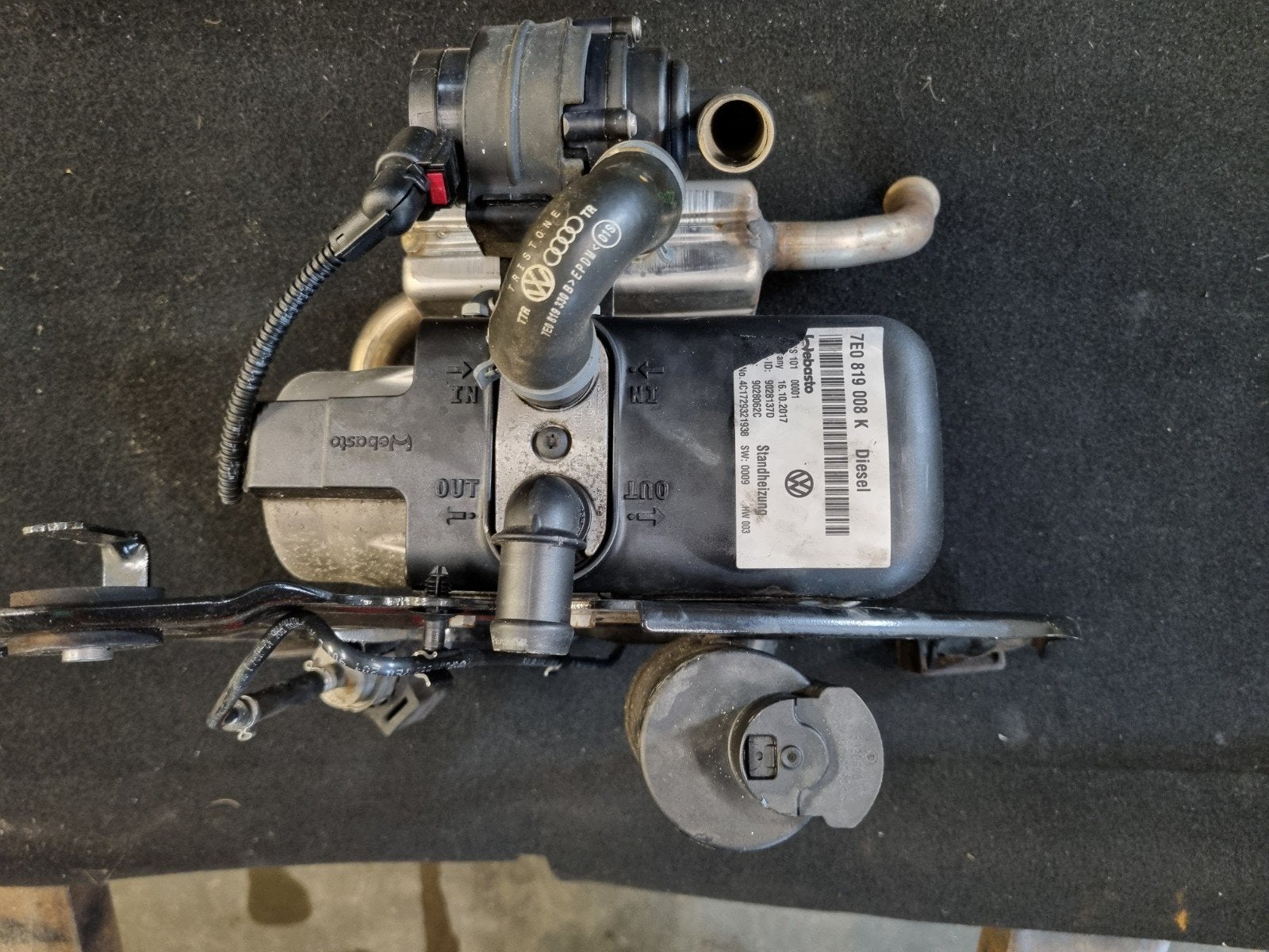 Standkachel van een Volkswagen Transporter (7E0819008K), Auto-onderdelen, Ophalen of Verzenden, Gebruikt, BMW