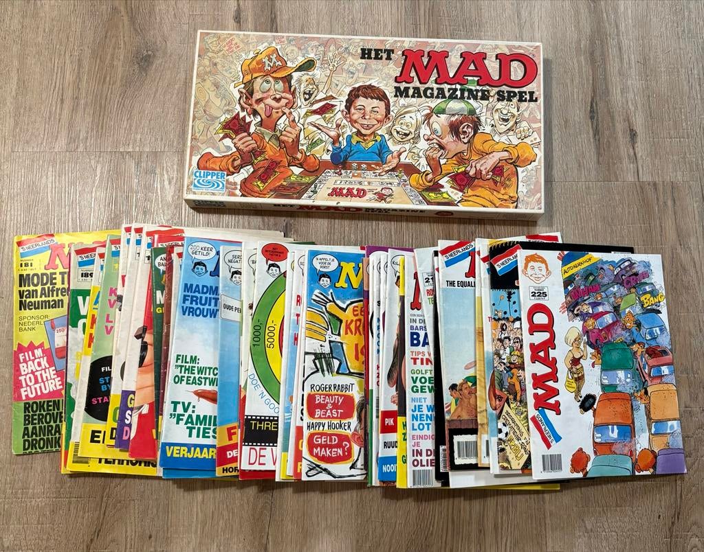 MAD tijdschriften 40 stuks met spel, Ophalen of Verzenden, Gelezen, Overige typen