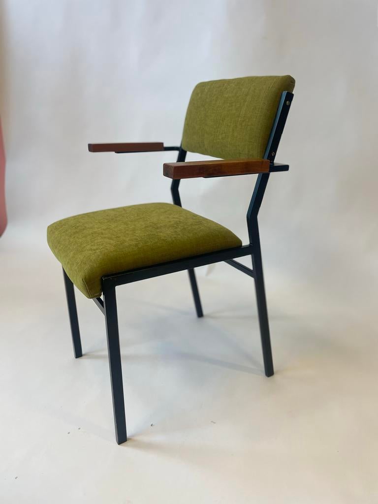 Vintage Ahrend/Cirkel stoel - Groen gestoffeerd, Ophalen