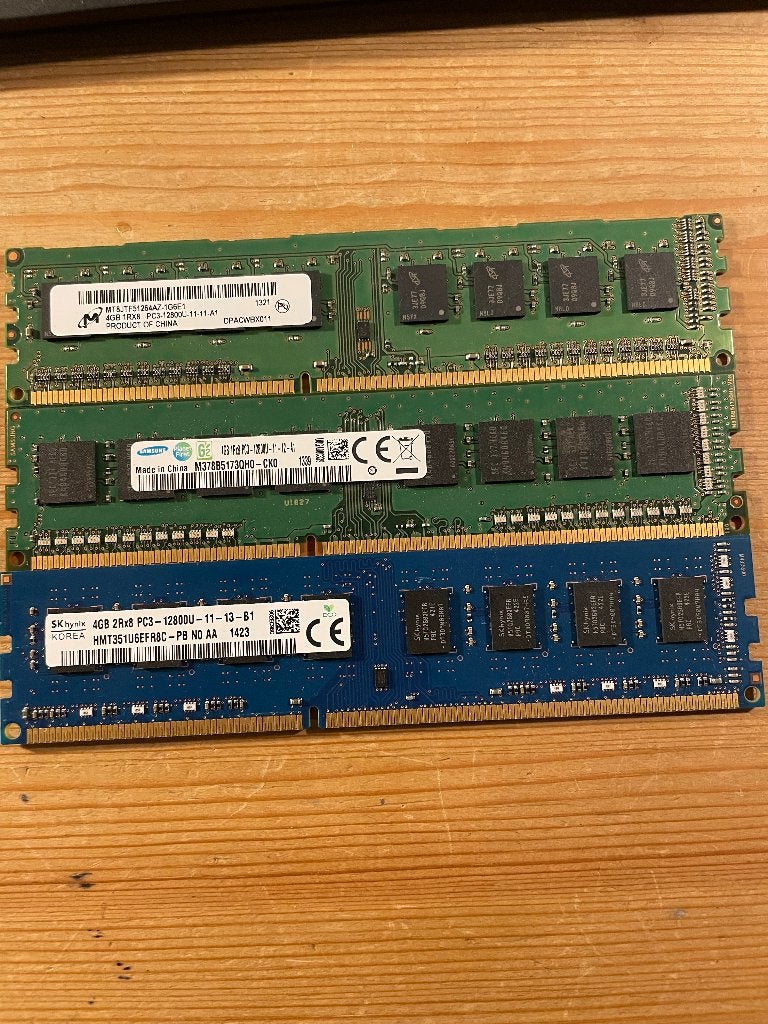 4 GB pc3 en pc3L 12800U normale pc's, Computers en Software, RAM geheugen, Gebruikt, DDR3, Ophalen of Verzenden, Desktop