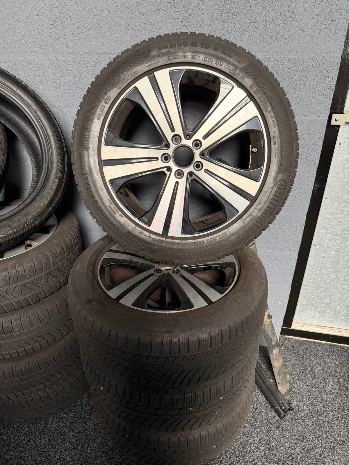 Mercedes GLE W167 winterset 19 inch, 19 inch, 255 mm, Banden en Velgen, Winterbanden