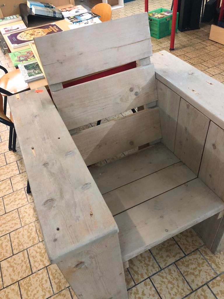 Houten stoel, Ophalen, Zo goed als nieuw, X, Hout