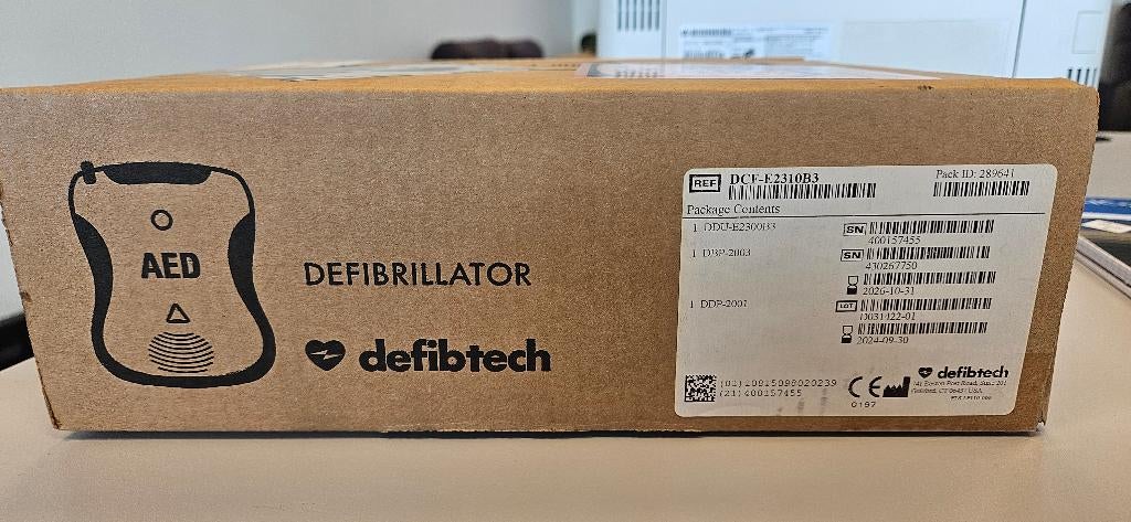 AED, Defibtech, Defibrillator, Ophalen, Nieuw