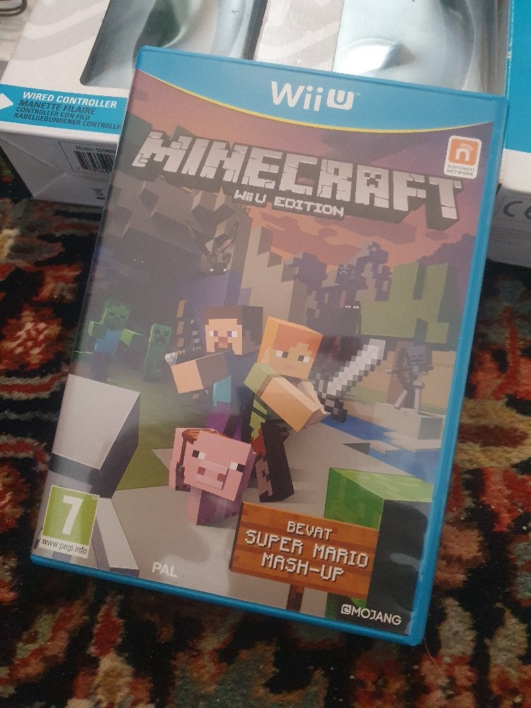 Wii u Minecraft nieuwstaat, Spelcomputers en Games, Avontuur en Actie, 1 speler, Ophalen of Verzenden, Zo goed als nieuw