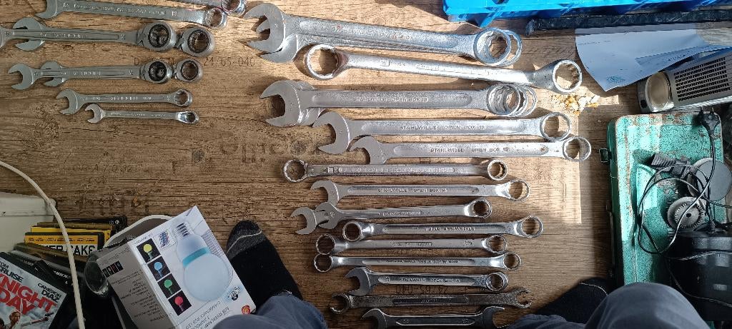 Stahlwille ring/steek sleutels grote maat, Ophalen of Verzenden, Zo goed als nieuw