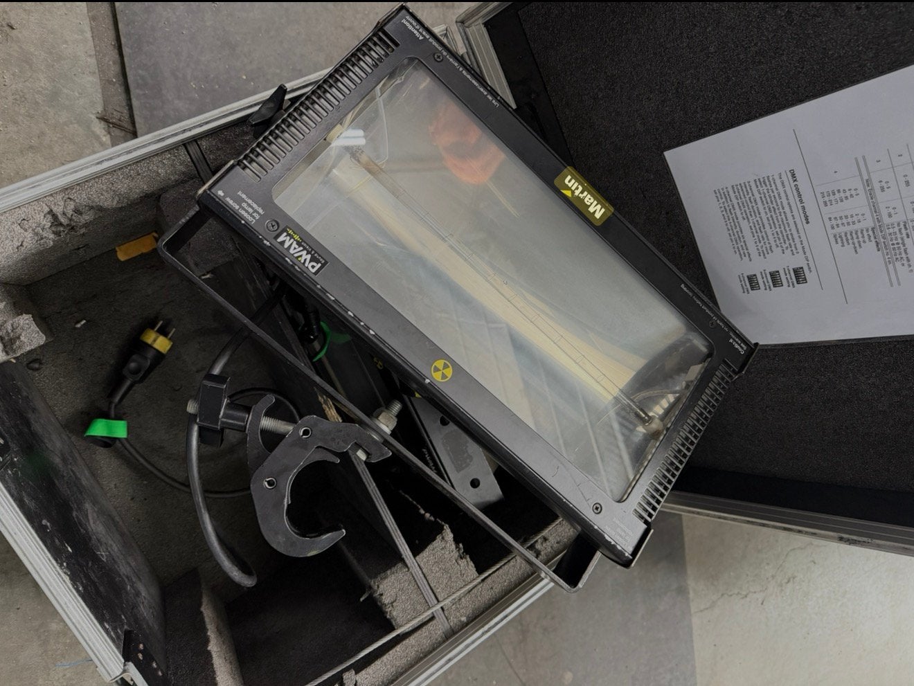 2x Martin ATOMIC 3000 in flightcase Xenon stroboscoop., Ophalen, Gebruikt, Licht