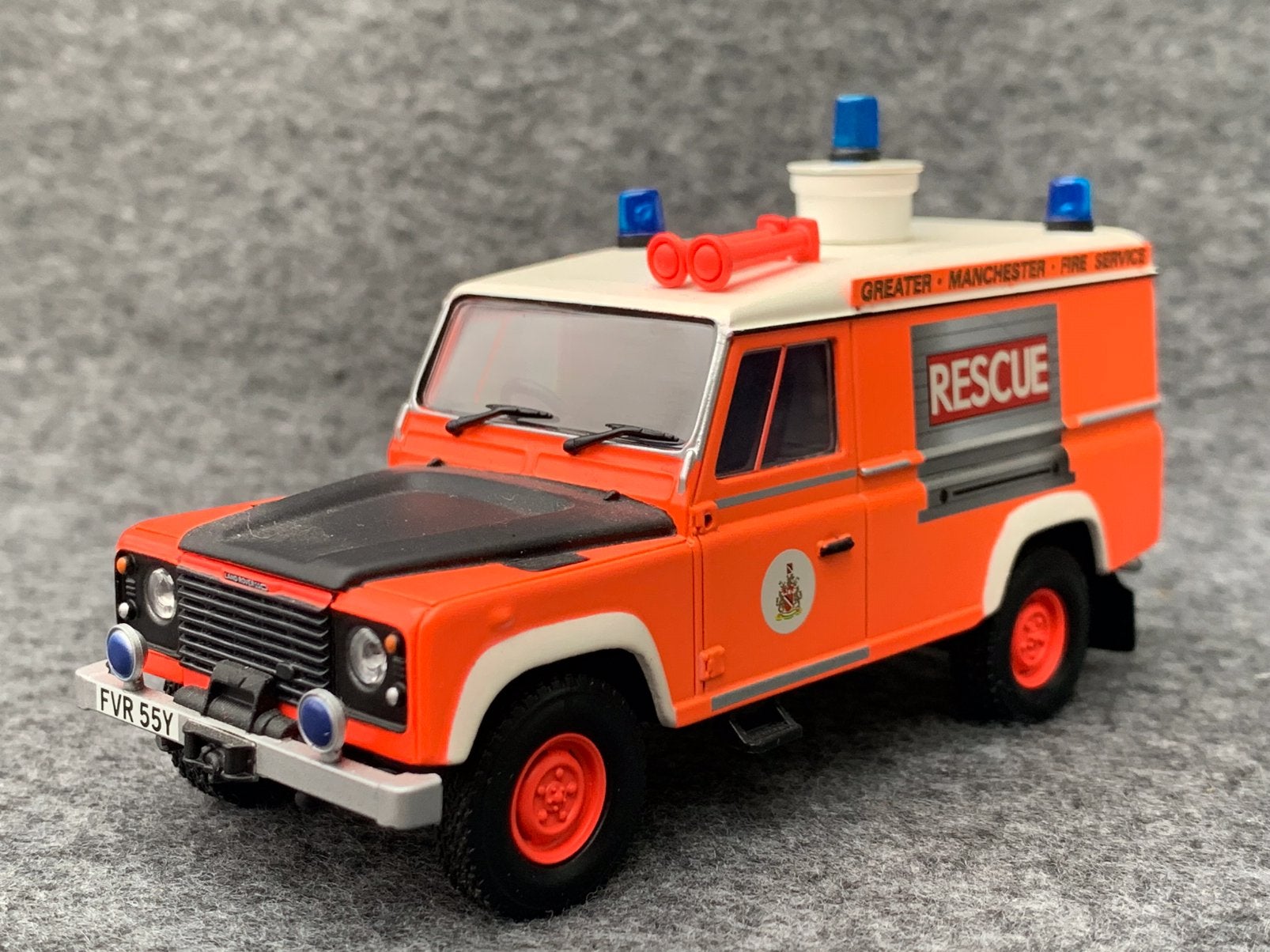 Land Rover 110 Manchester Fire Service modelauto 1:43, Ophalen of Verzenden, Nieuw, Auto, Overige merken