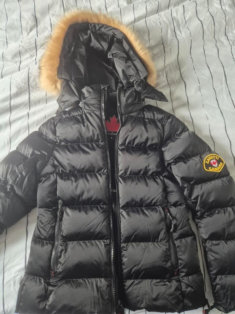 Zavetti Canada Virna Slim Puffer Jacket, Zavetti, Zwart, Ophalen of Verzenden, Zo goed als nieuw