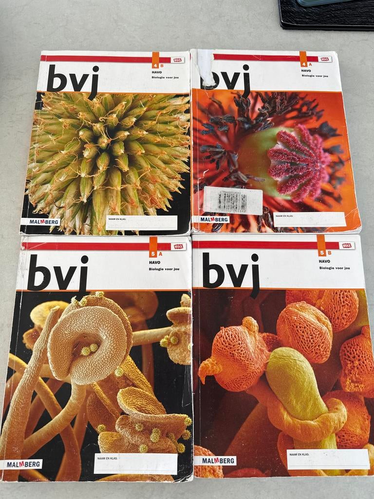 Bvj Biologie voor jou HAVO 4 & 5 (4 boeken), Ophalen of Verzenden, Beta, Gelezen, Overige niveaus