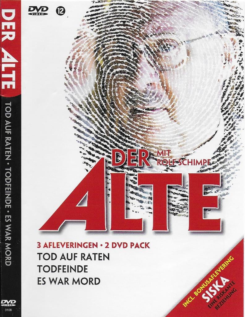 Dvd der alte duitse krimi serie -- 3 afleveringen, Vanaf 12 jaar, Ophalen of Verzenden, Zo goed als nieuw