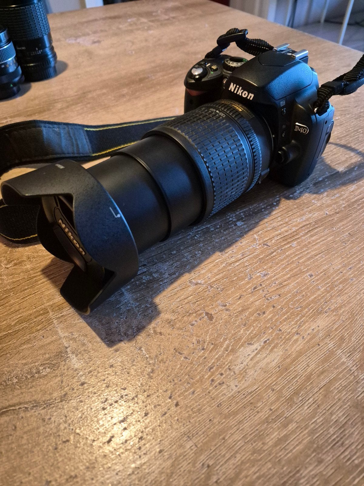 spiegelreflex camera nikon, Ophalen