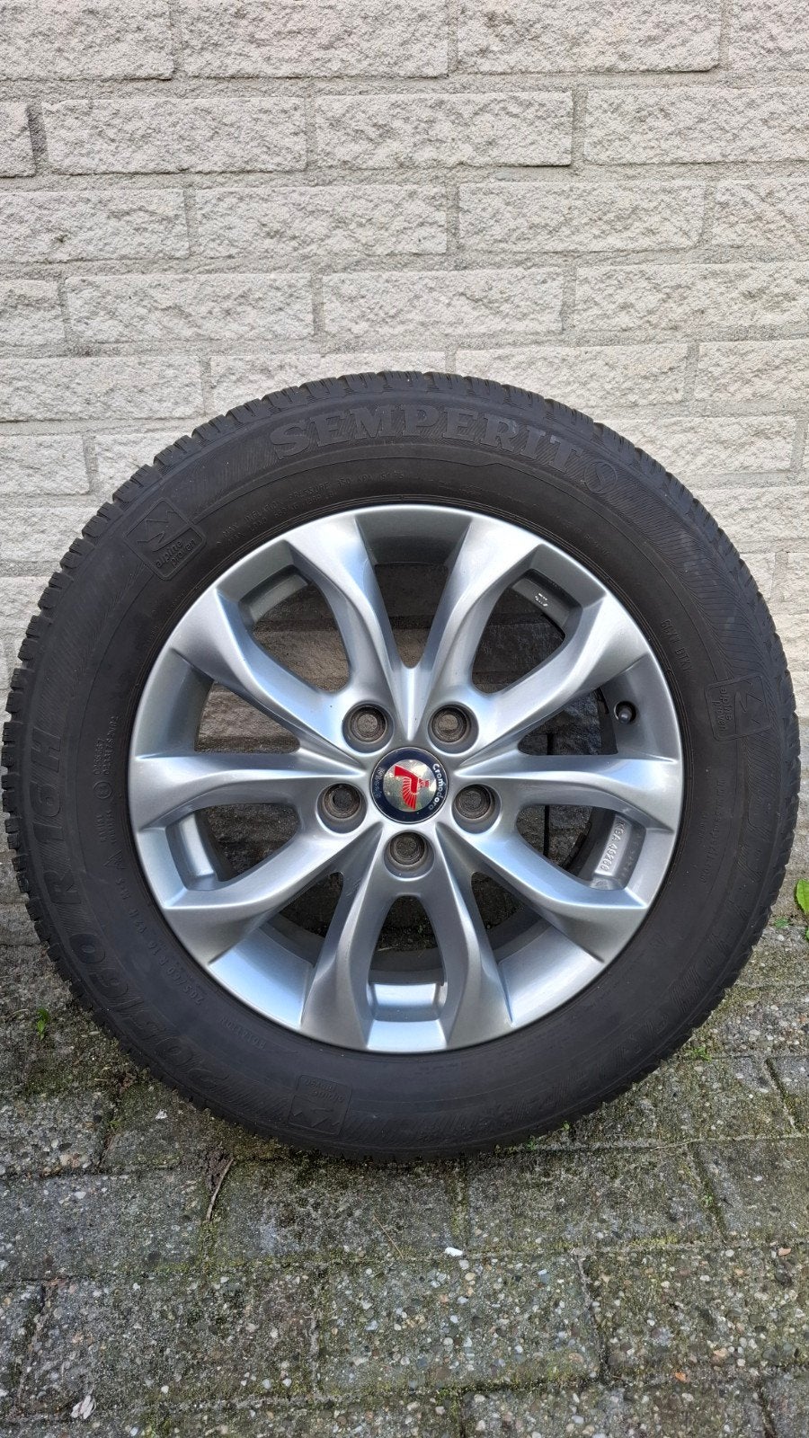 velgen 5x114.3 met winterbanden 205/60 R16H, Ophalen