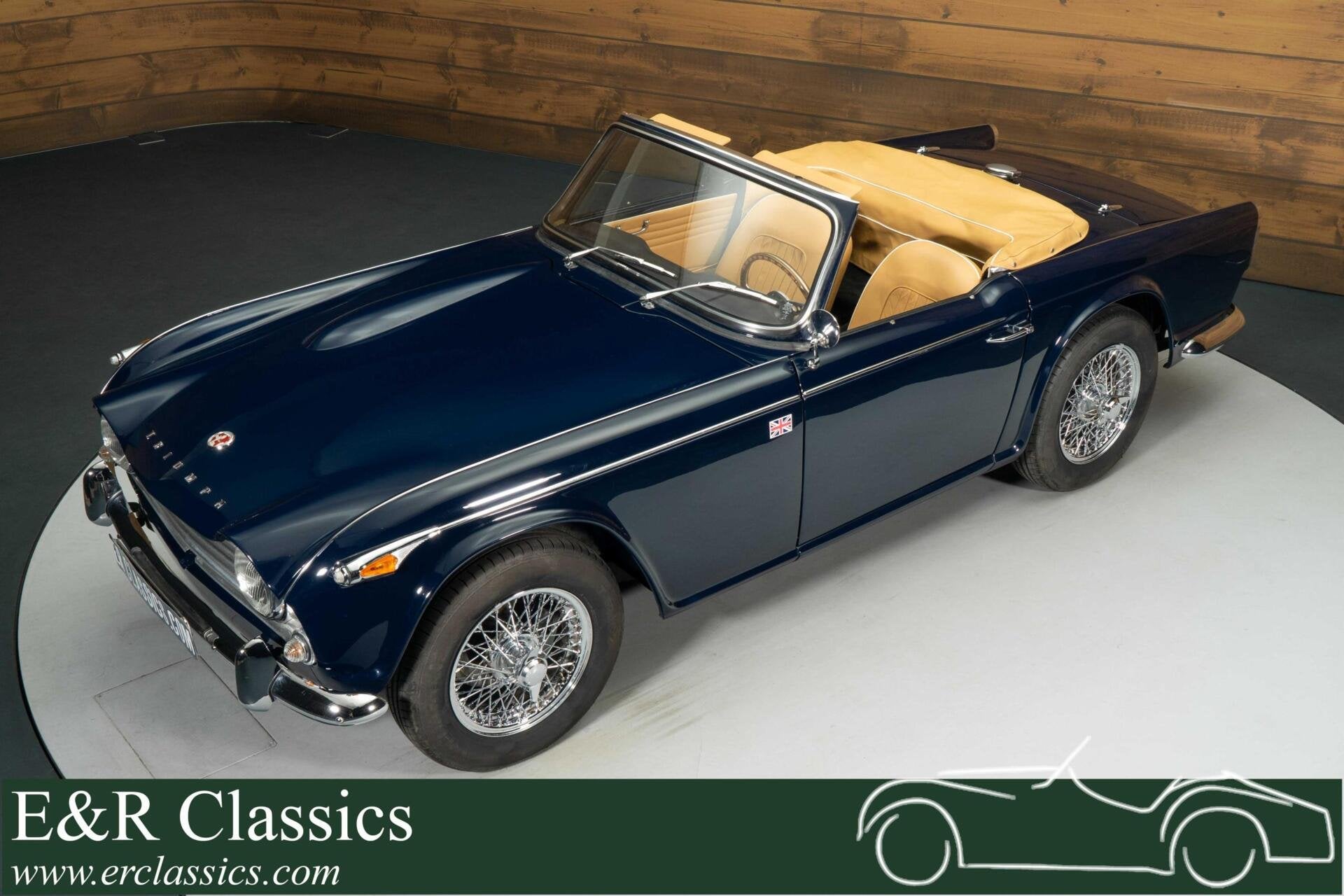 Triumph TR4 Cabriolet | 1967, Auto's, Achterwielaandrijving, Cabriolet, Blauw, Triumph