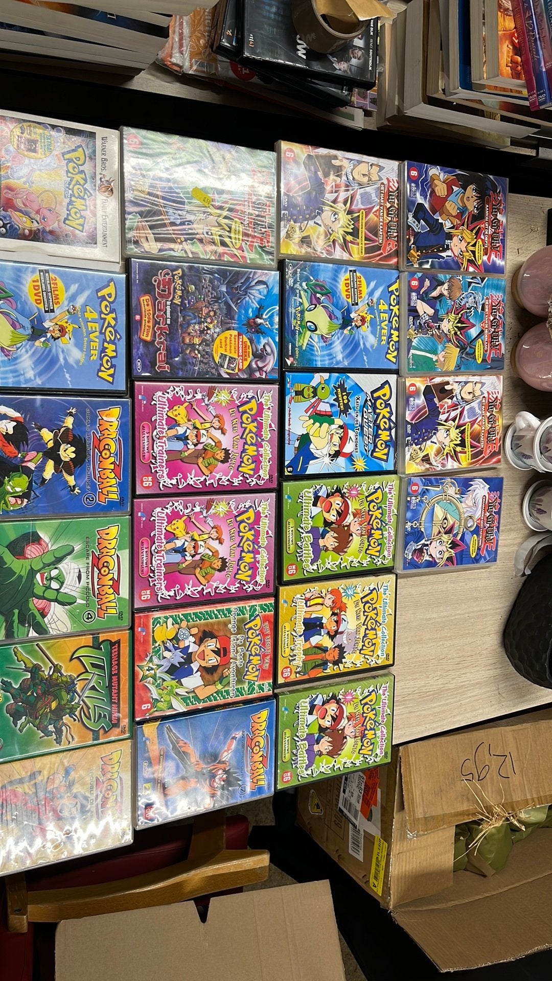 Partij kinder dvds oa pokémon, Cd's en Dvd's, Alle leeftijden, Ophalen of Verzenden, Zo goed als nieuw, Overige soorten