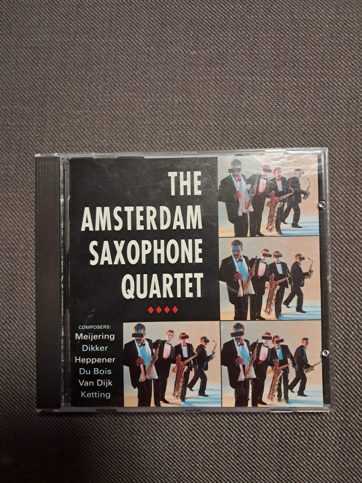 The amsterdam saxophone quartet: chiel meijering, o.ketting, Verzenden, Modernisme tot heden, Gebruikt, Overige typen