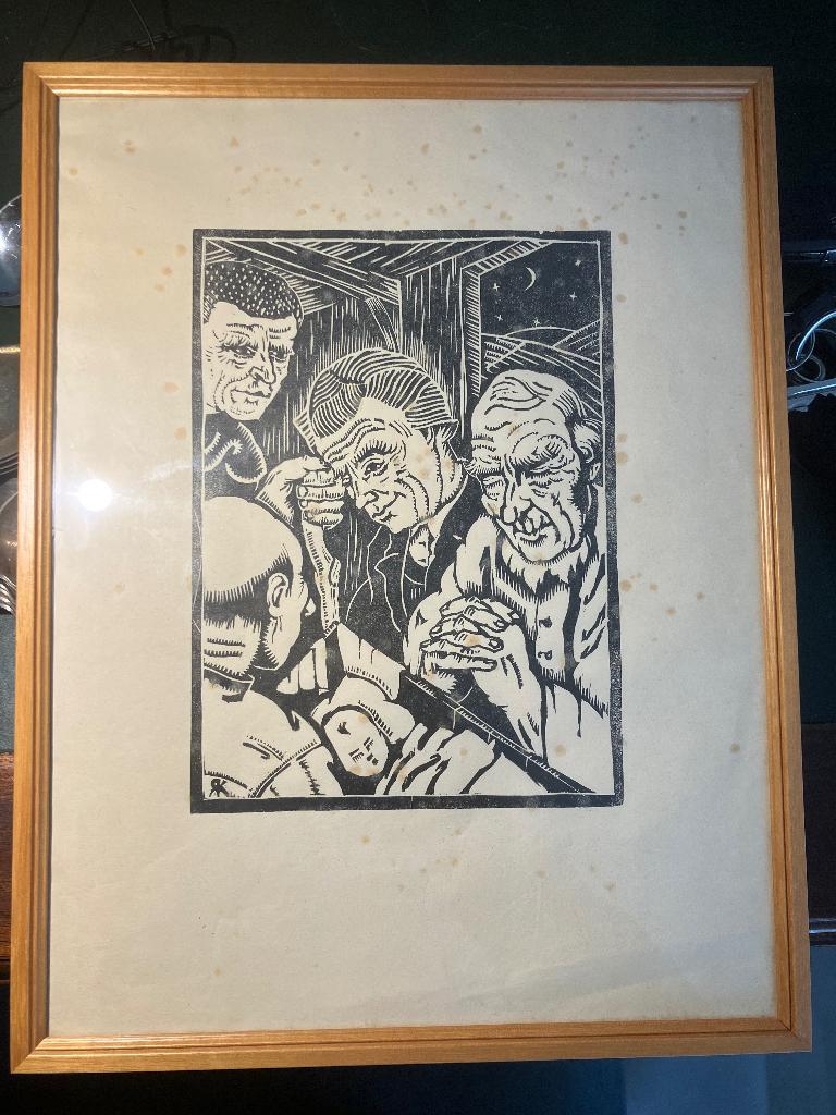 Litho 1948 Rudolf Nehmer, Ophalen of Verzenden
