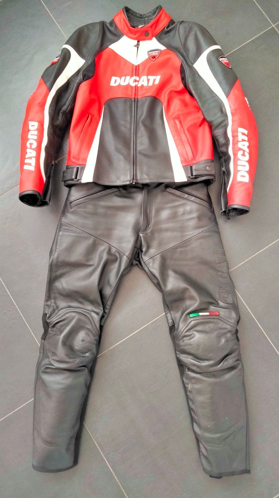 Ducati Corse by Dainese 2 delige motorpak leer, Dainese, Combipak, Dames, Ophalen of Verzenden