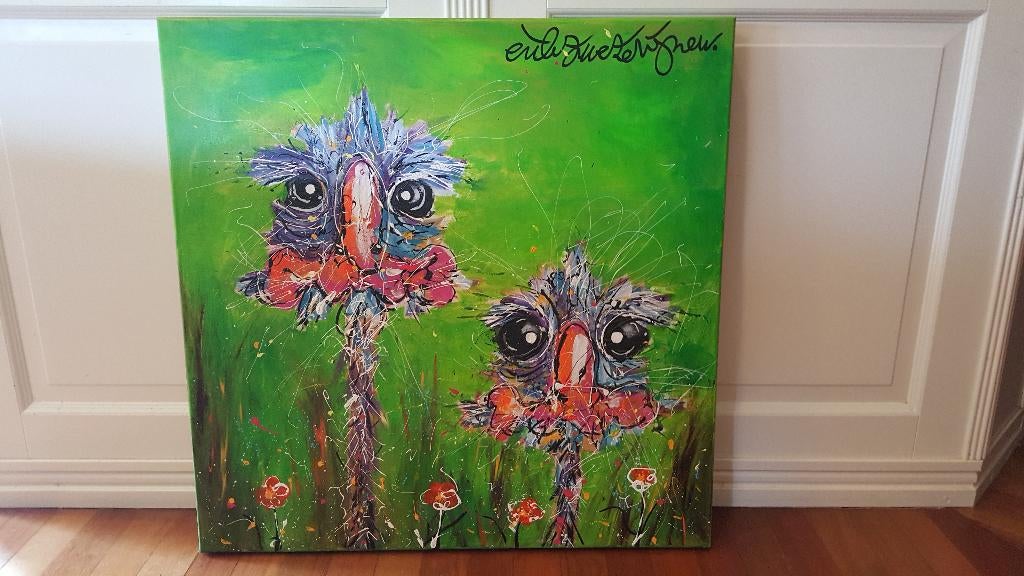 Groot schilderij Erik Zwezerijnen, Ophalen